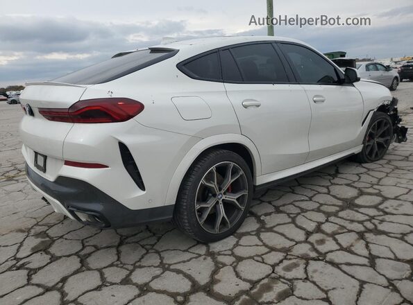 5UXCY6C01L9C95048 2020 BMW X6 White უკანა მარჯვენა