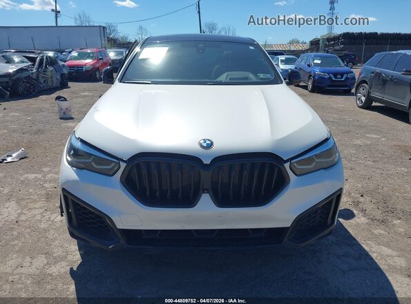 5UXCY6C03L9D13582 2020 BMW X6 White 