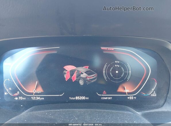 5UXCY6C03L9D13582 2020 BMW X6 White 