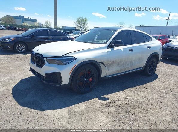 5UXCY6C03L9D13582 2020 BMW X6 White 