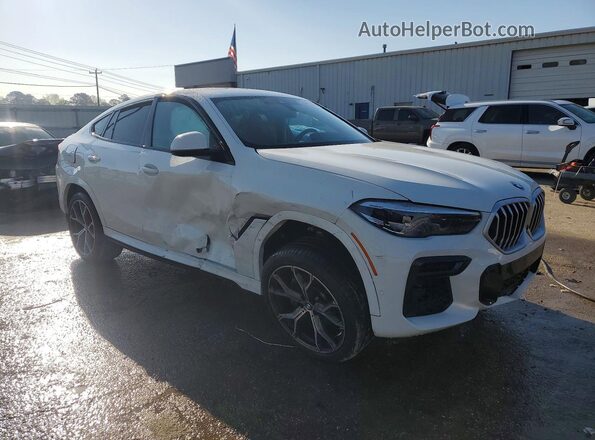 5UXCY6C05P9P84054 2023 BMW X6 Белый Передняя правая четверть