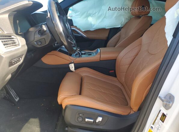 5UXCY6C05P9P84054 2023 BMW X6 Белый Вид салона спереди