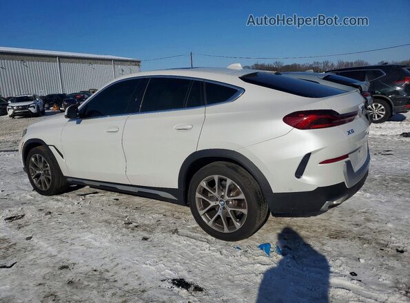 5UXCY6C06P9P92292 2023 BMW X6 White Trasero izquierdo