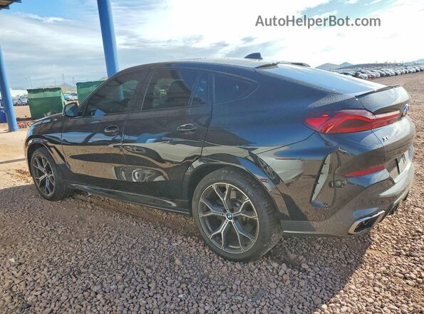 5UXCY8C07M9G38166 2021 BMW X6 Black უკანა მარცხენა