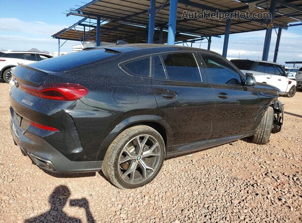 5UXCY8C07M9G38166 2021 BMW X6 Black უკანა მარჯვენა