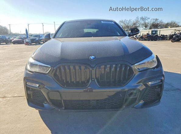 5UXCY8C08M9D86637 2021 BMW X6 Черный 
