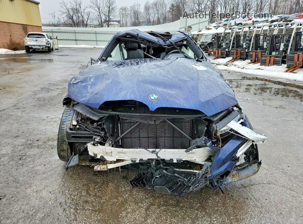 5UXCY8C0XM9E66411 2021 BMW X6 Blue Widok z przodu