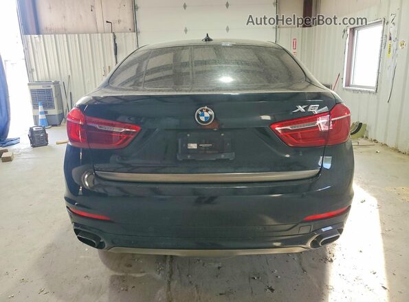 5UXKU0C53K0H99474 2019 BMW X6 Black უკანა ხედი