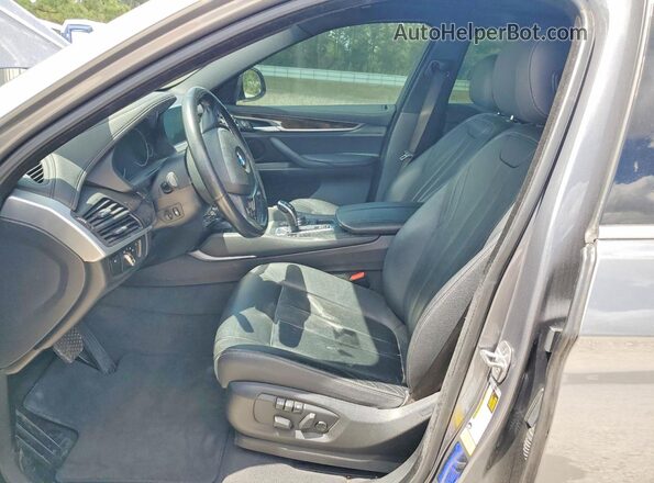 5UXKU0C53K0S97822 2019 BMW X6 Gray Вид салону спереду