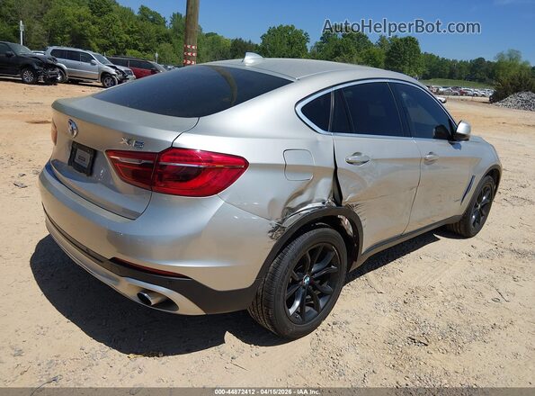 5UXKU2C55G0N79012 2016 BMW X6 Silver Tył prawy