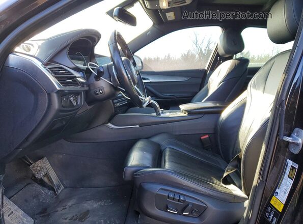 5UXKU2C56J0X49823 2018 BMW X6 Black Սալոնի դիմացի տեսք