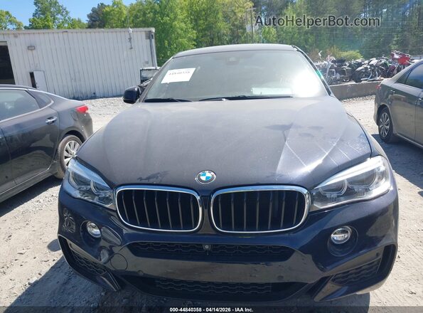 5UXKU2C59K0Z64341 2019 BMW X6 Black Widok zestawu wskaźników