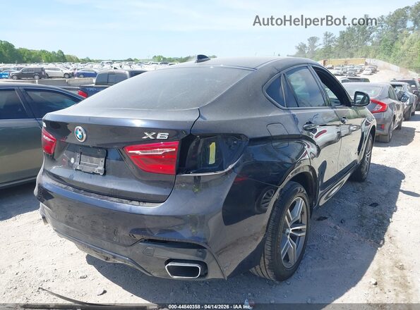 5UXKU2C59K0Z64341 2019 BMW X6 Black Tył prawy