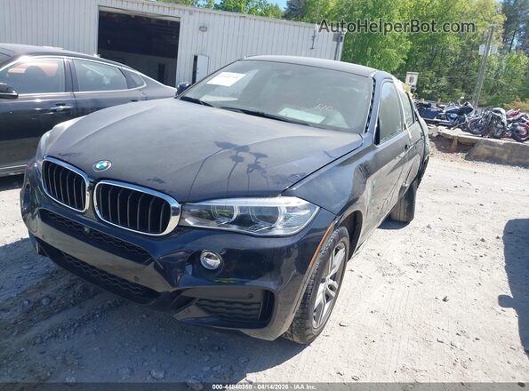 5UXKU2C59K0Z64341 2019 BMW X6 Black Przód lewy