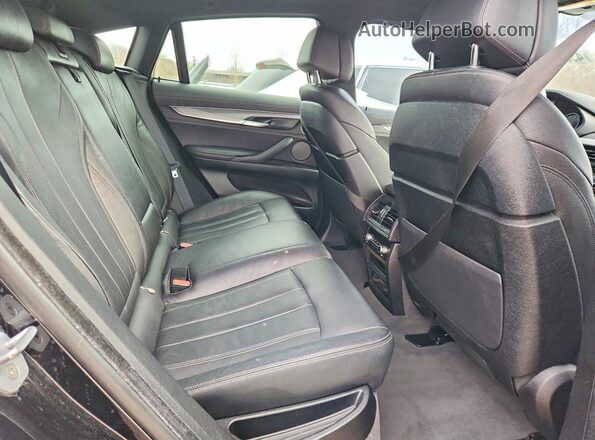 5UXKU6C52J0Z66714 2018 BMW X6 Black Vista interior trasera