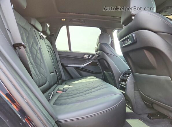 5UXTA6C09P9P96485 2023 BMW X5 Blue უკანა სალონის ხედი