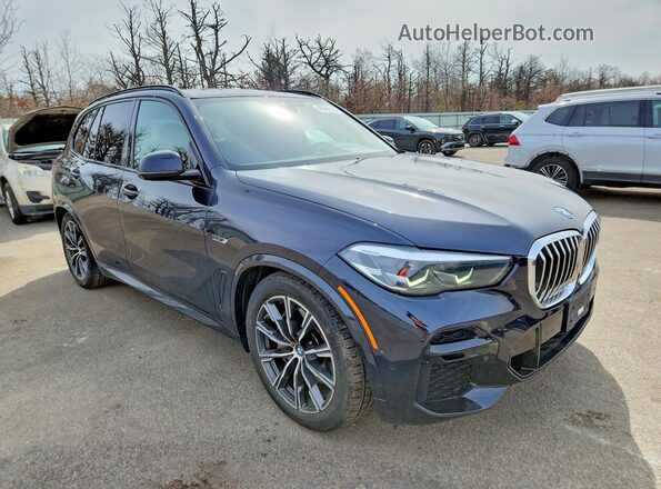 5UXTA6C09P9P96485 2023 BMW X5 Blue წინა მარჯვენა