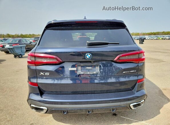 5UXTA6C09P9P96485 2023 BMW X5 Blue უკანა ხედი