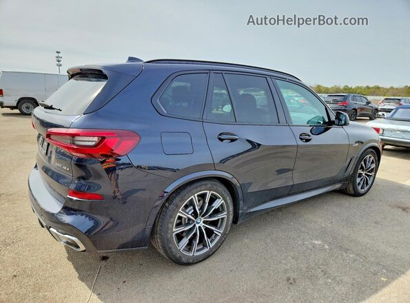 5UXTA6C09P9P96485 2023 BMW X5 Blue უკანა მარჯვენა