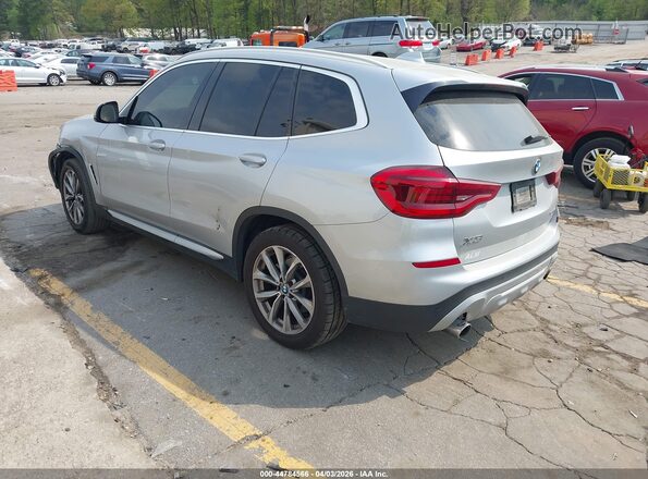 5UXTR7C52KLF24580 2019 BMW X3 Silver Հետևի ձախ