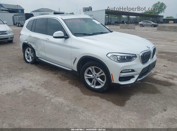 5UXTR7C53KLR52168 2019 BMW X3 White Vista frontal
