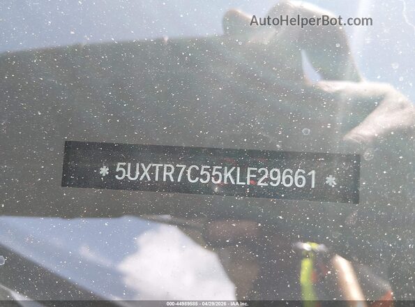 5UXTR7C55KLF29661 2019 BMW X3 Brown 