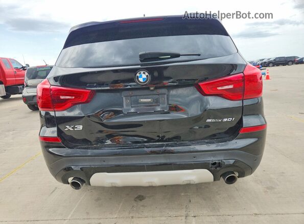 5UXTR7C59KLF29923 2019 BMW X3 Black Вид ззаду