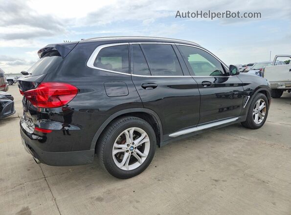 5UXTR7C59KLF29923 2019 BMW X3 Black Задня права чверть