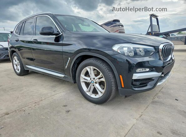 5UXTR7C59KLF29923 2019 BMW X3 Black Передня права чверть