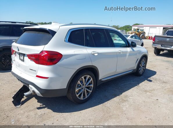 5UXTR7C5XKLE96933 2019 BMW X3 Белый Задняя правая четверть