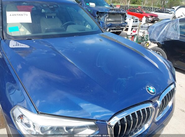 5UXTR9C50KLR05028 2019 BMW X3 Blue Вид спереду
