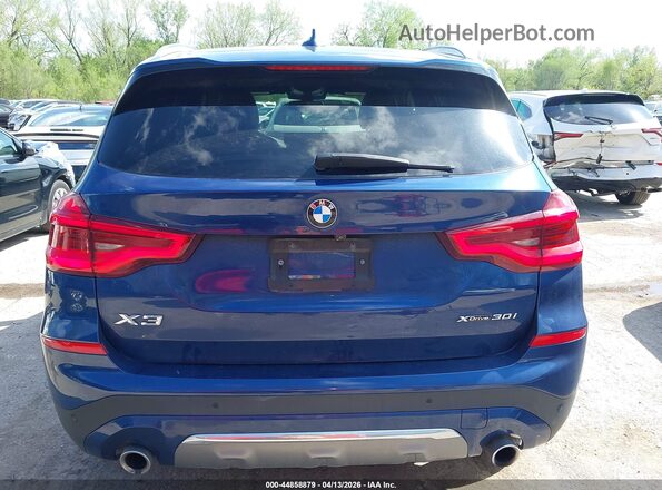 5UXTR9C50KLR05028 2019 BMW X3 Blue 