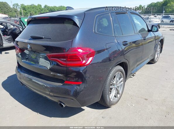5UXTR9C52KLP92442 2019 BMW X3 Синий Задняя правая четверть