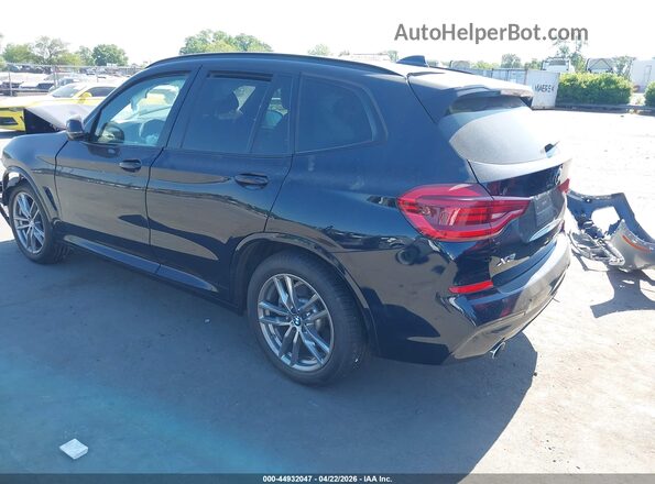 5UXTR9C52KLP92442 2019 BMW X3 Синий Задняя левая четверть