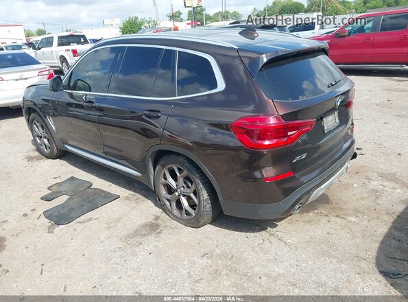 5UXTY3C00L9D06295 2020 BMW X3 Brown Հետևի ձախ