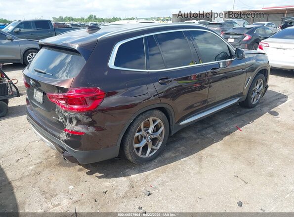 5UXTY3C00L9D06295 2020 BMW X3 Brown Հետևի աջ