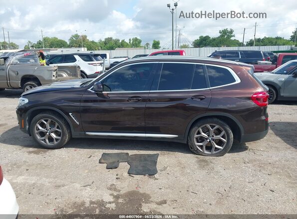 5UXTY3C00L9D06295 2020 BMW X3 Brown Սալոնի 360 աստիճան տեսք