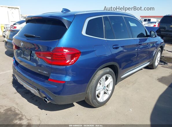 5UXTY3C02L9C63305 2020 BMW X3 Blue 