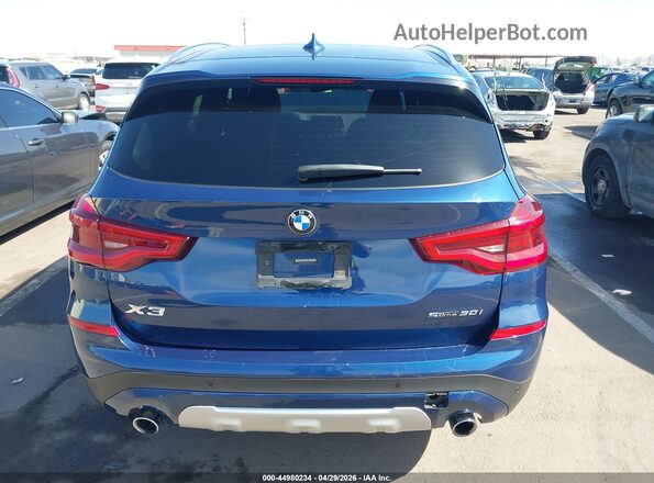 5UXTY3C02L9C63305 2020 BMW X3 Blue 