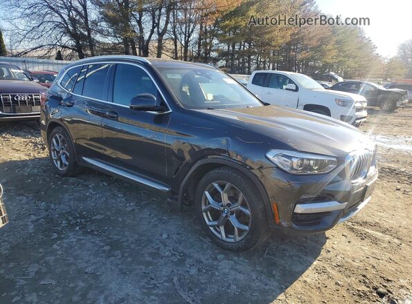 5UXTY3C02M9F00330 2021 BMW X3 Black Przód prawy