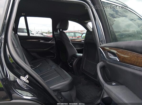 5UXTY3C03M9E54877 2021 BMW X3 Black VIN կոդի պիտակի տեսք