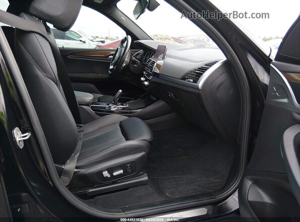 5UXTY3C03M9E54877 2021 BMW X3 Black Սալոնի դիմացի տեսք