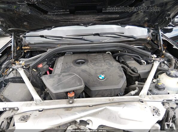 5UXTY3C03M9E54877 2021 BMW X3 Black Հետևի տեսք