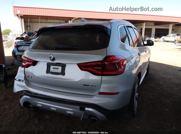 5UXTY3C03M9H02500 2021 BMW X3 Silver უკანა მარჯვენა