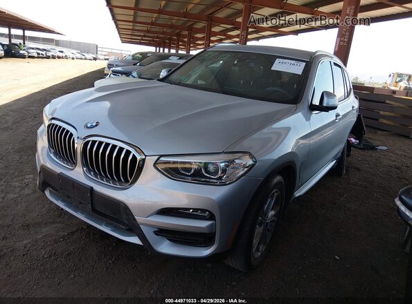 5UXTY3C03M9H02500 2021 BMW X3 Silver წინა მარცხენა ხედი სამი მეოთხედიდან