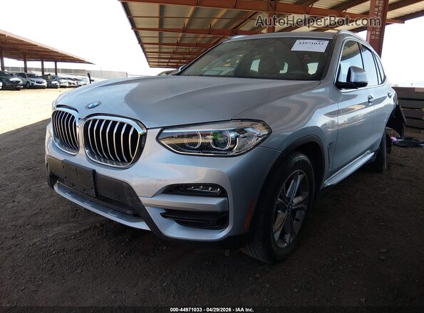 5UXTY3C03M9H02500 2021 BMW X3 Silver 