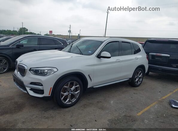 5UXTY3C04M9H58851 2021 BMW X3 White 