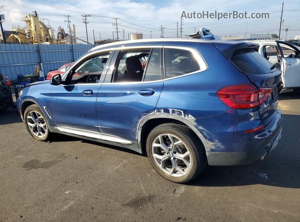 5UXTY3C05L9C13885 2020 BMW X3 Blue Tył lewy