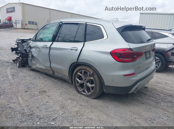 5UXTY3C06M9E86528 2021 BMW X3 Silver უკანა მარცხენა