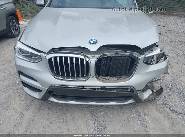 5UXTY3C06M9E86528 2021 BMW X3 Silver 